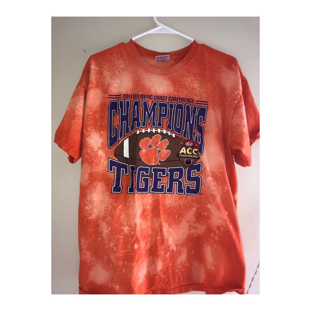 Clemson acid wash t-shirt